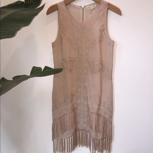 Urban Outfitters fringe embroidered flapper dress